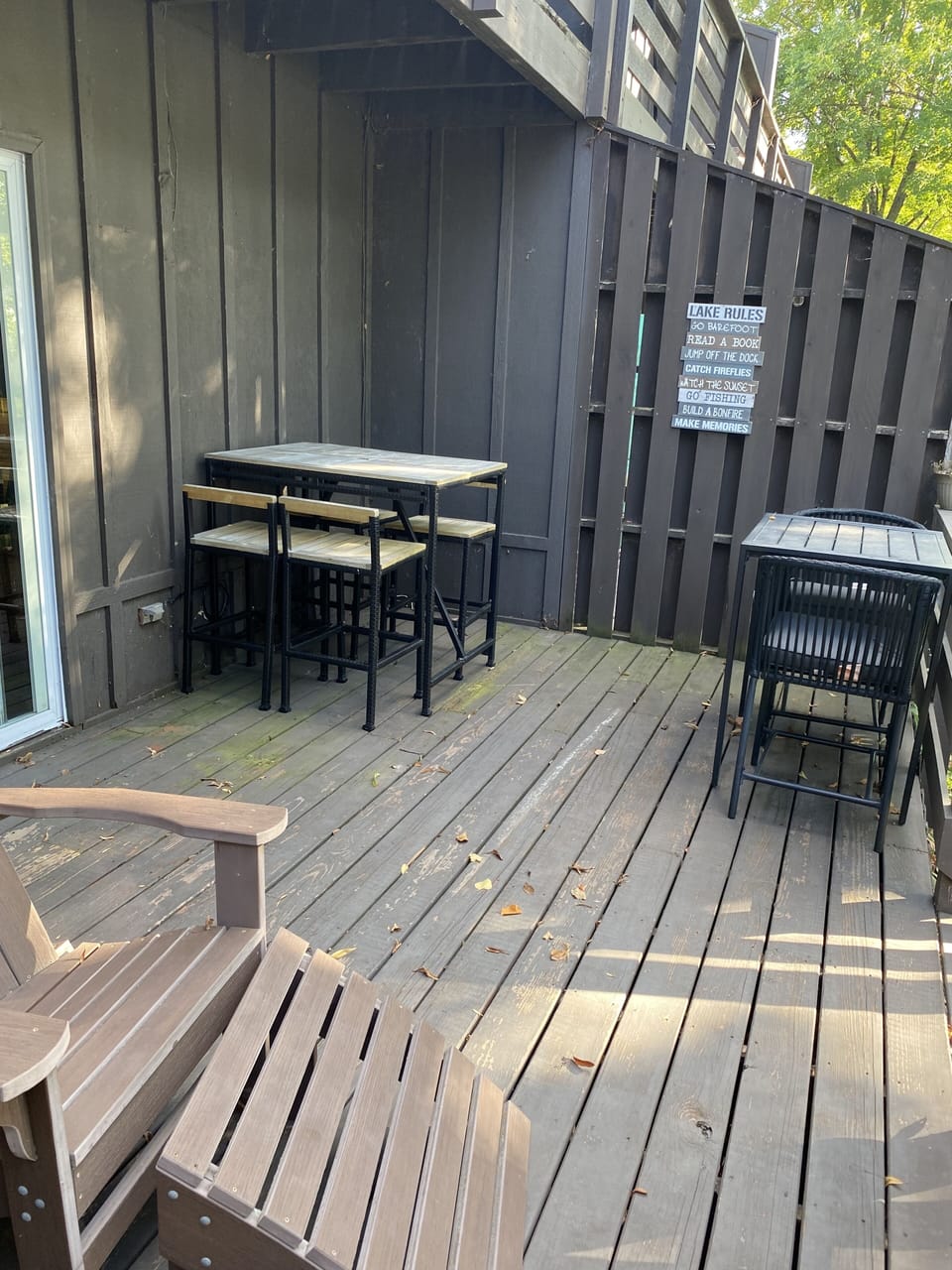 Outdoor dining