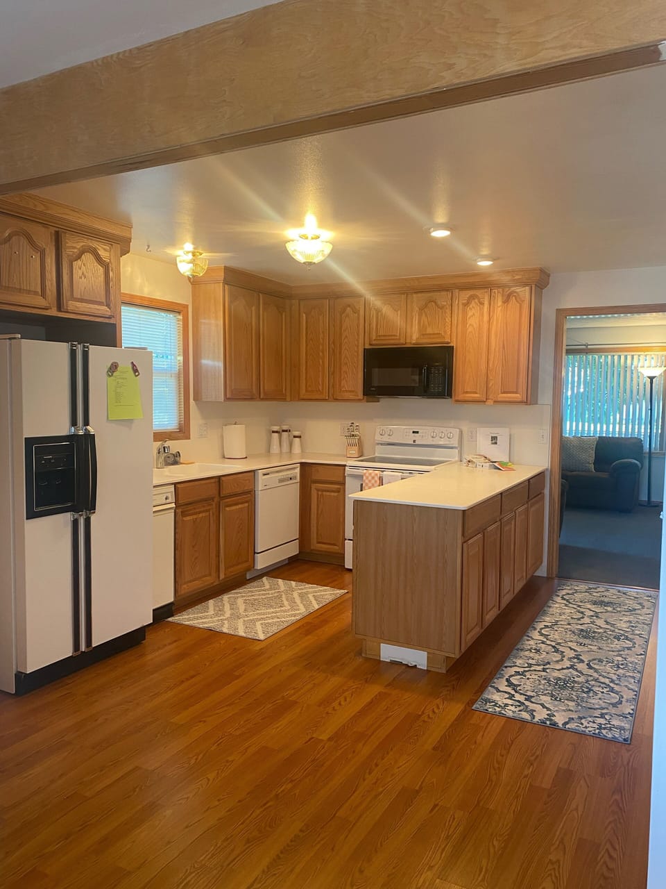 Main floor kitchen.
Trash compactor.
Central vac.