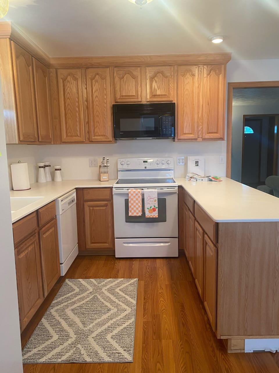 Main floor kitchen.