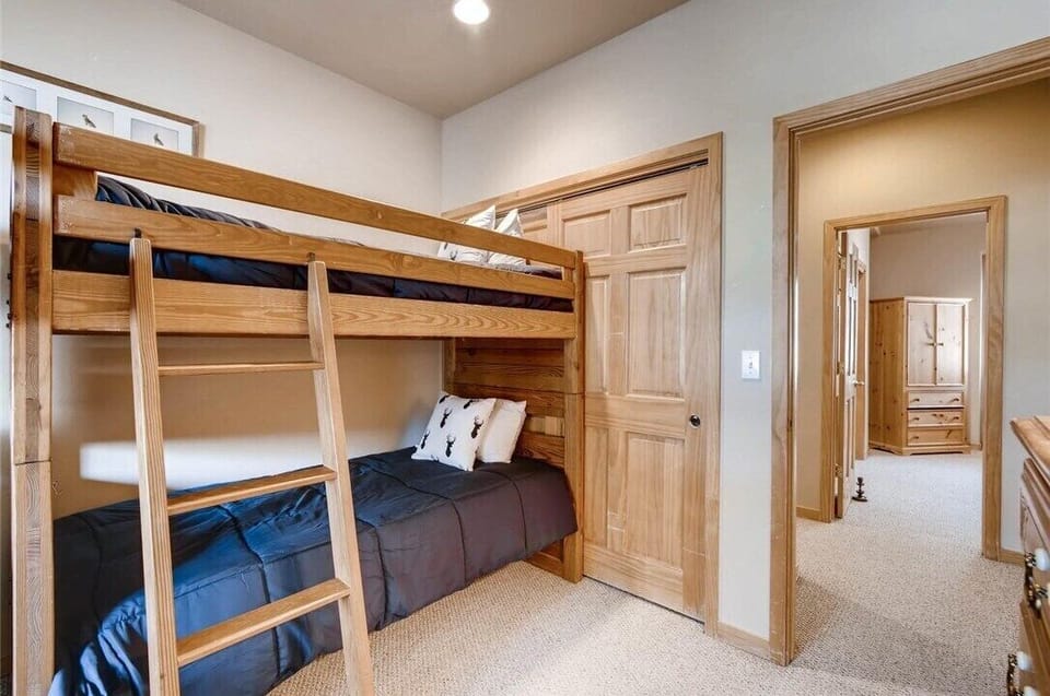 Each bed has a new mattress topper for the comfort of kids or adults!
