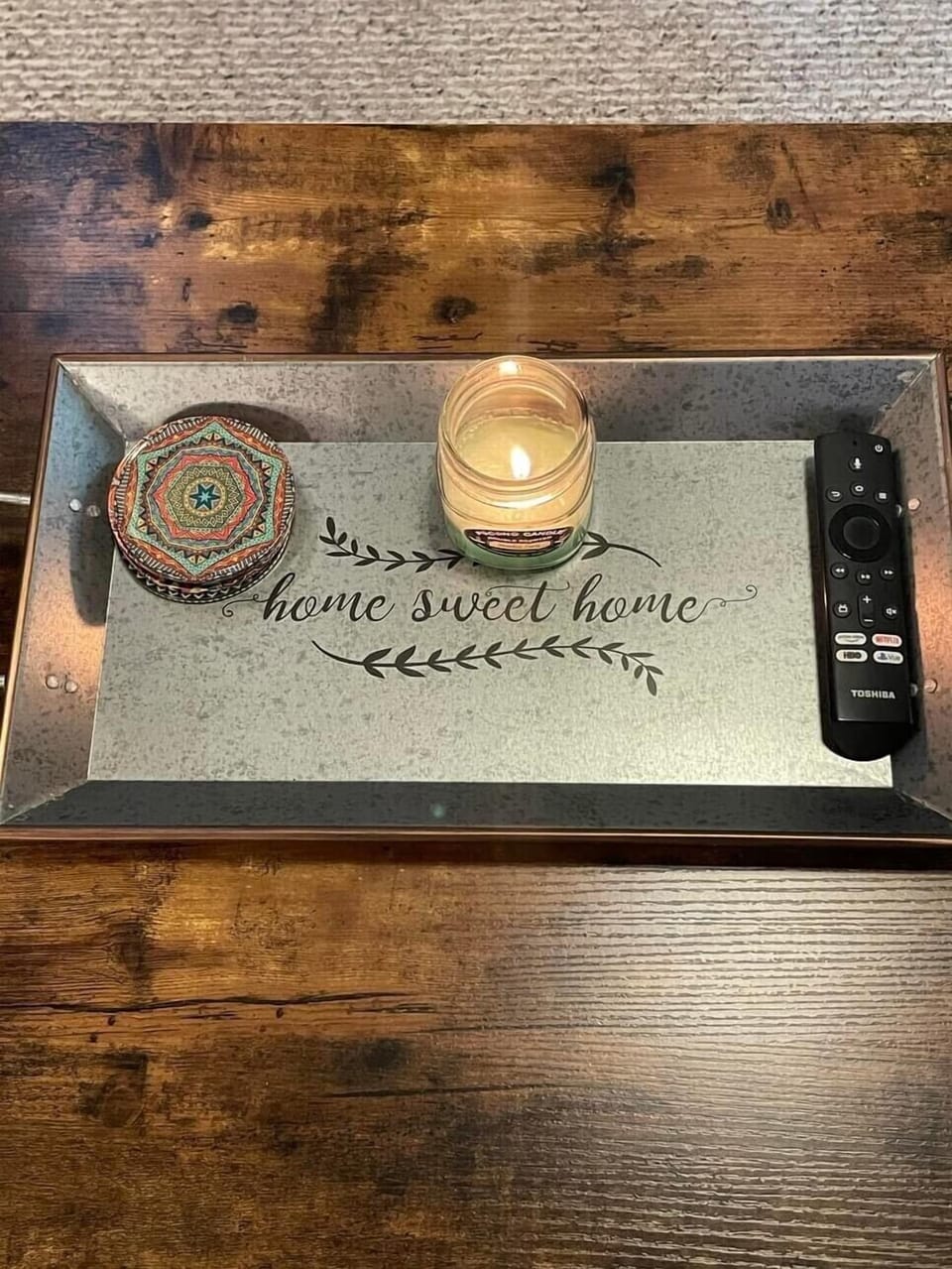 Relax and enjoy watching some tv in the living room 