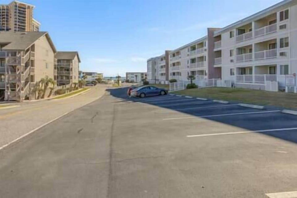 View from Parking area in front of unit, to beach. Very Close!