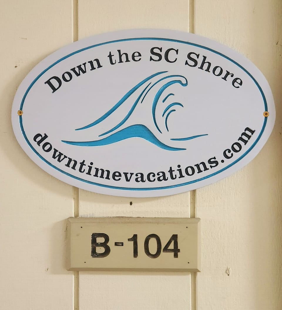 B104 Down the SC Shore Sign