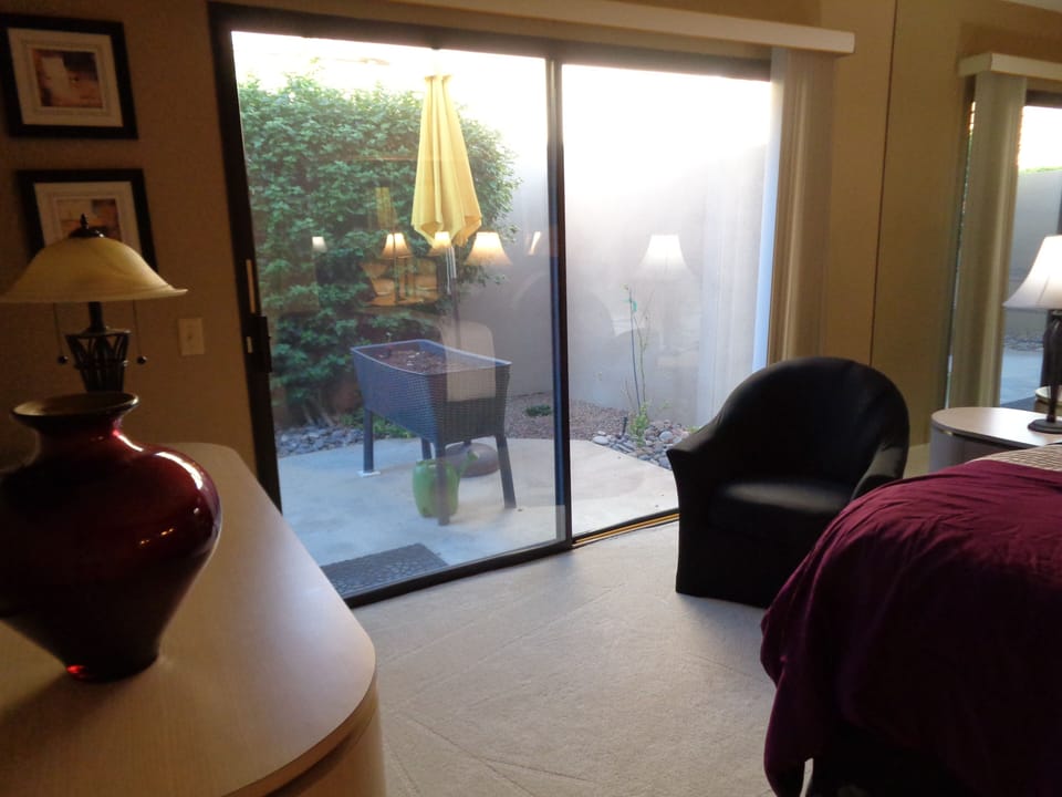 Patio off the Master Bedroom