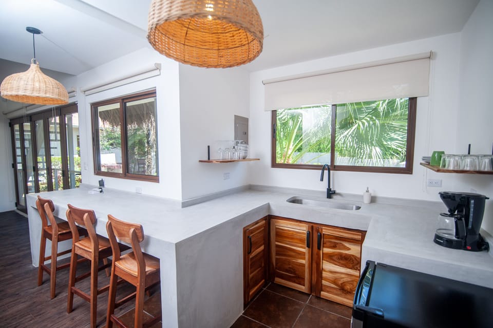 Lunch counter in the guest house