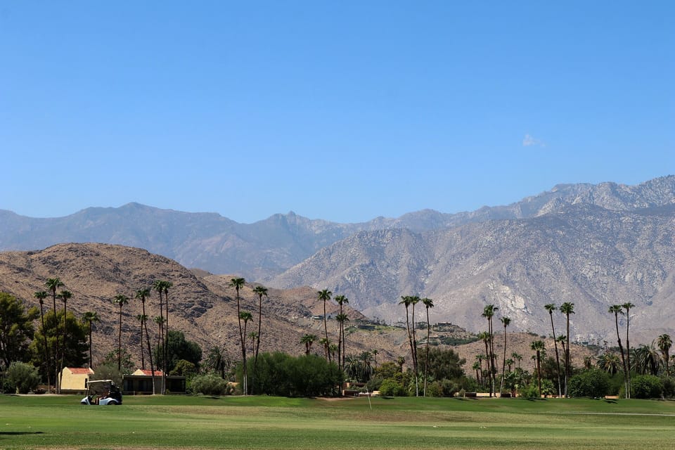Tahquitz Golf Course surrounds the community, and gorgeous mountain views.