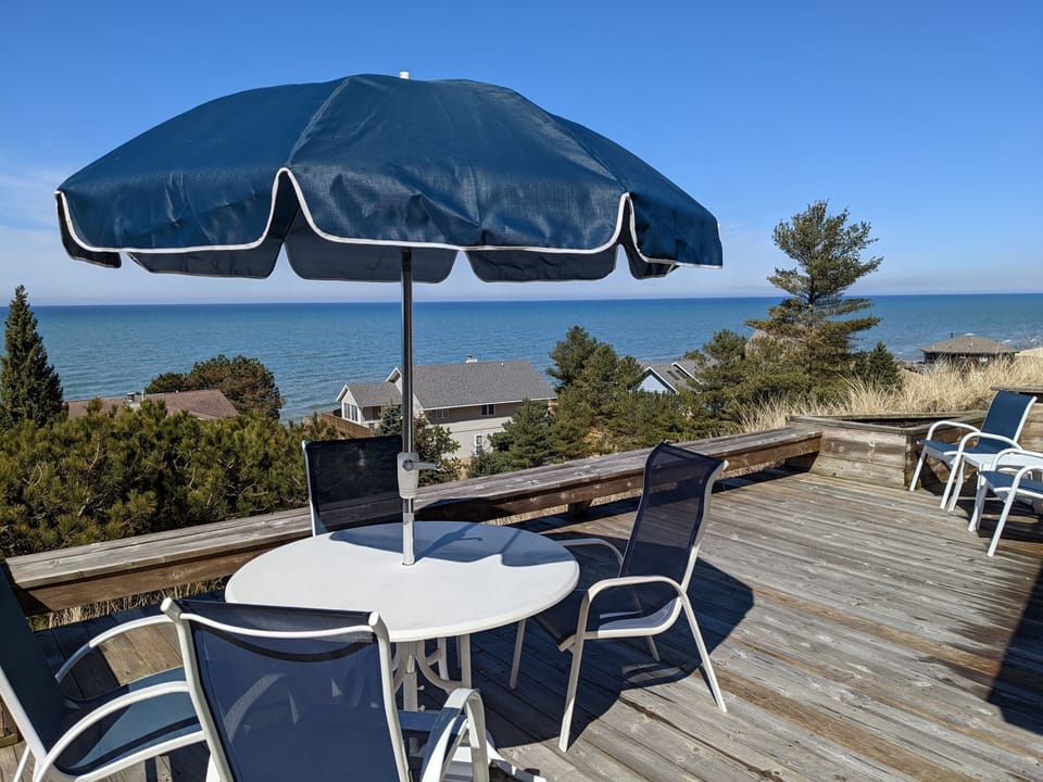 gorgeous views from your spacious deck