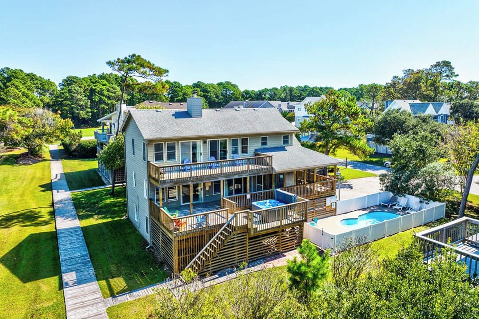 Back Aerial of A Sound Retreat