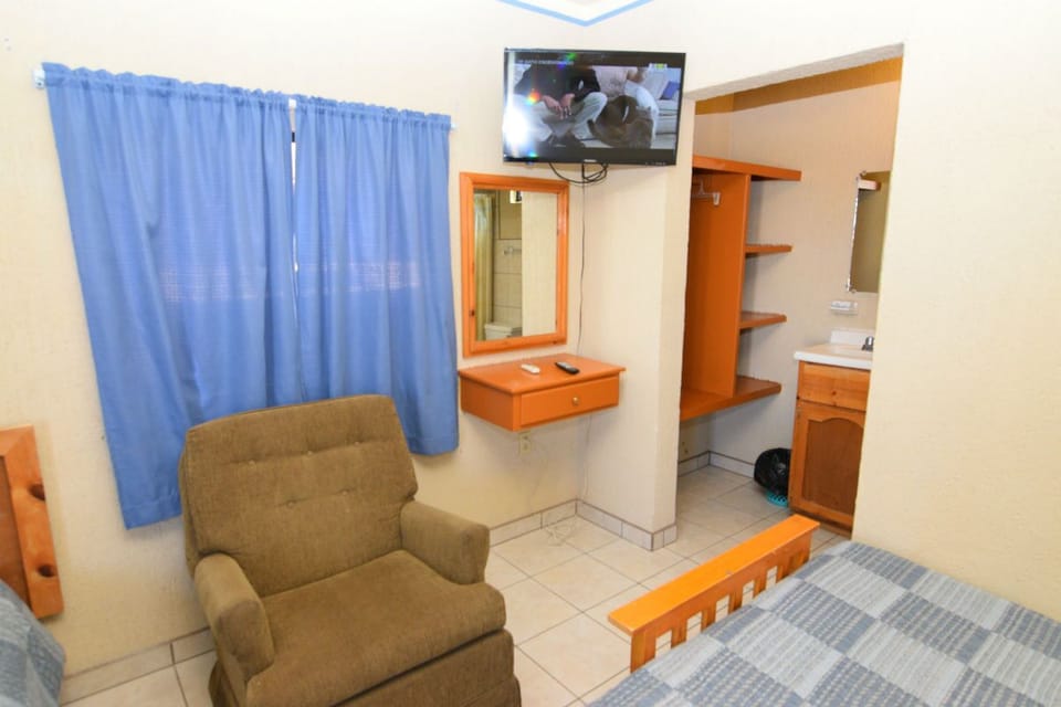 Downtown San Felipe Vacation Rental Studio 1 - TV and Couch