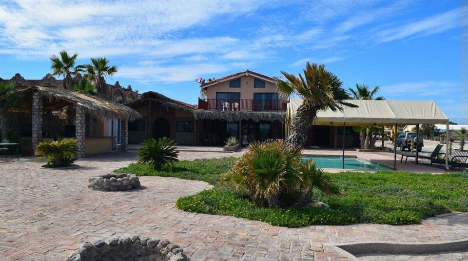 Giant Beach House Rental Vacation Percebu House San Felipe Mexico - front of the house