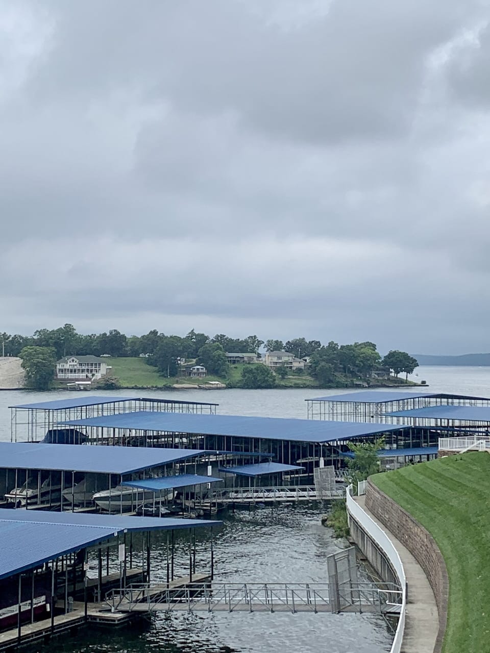 Great view of the main channel and Land's End docks from the deck