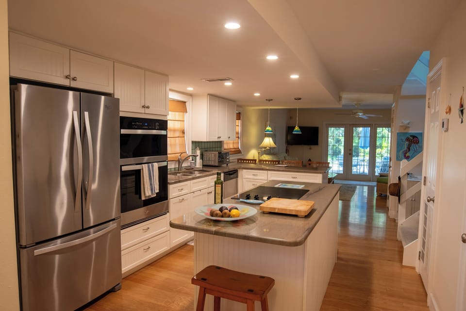 Stunning kitchen with open floor plan.
