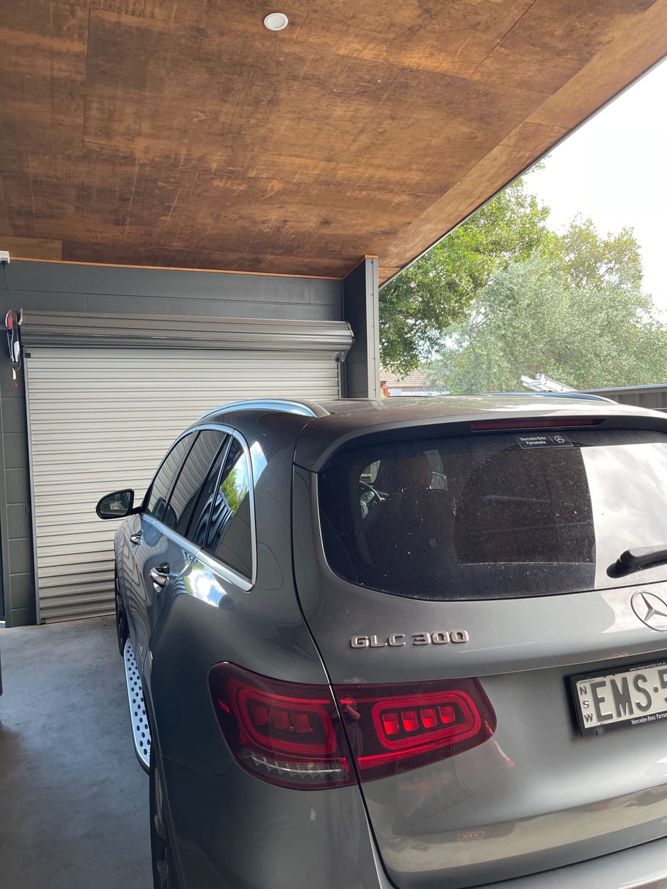 secure parking with electronic gate 