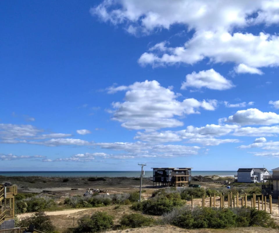 Ocean view from the house