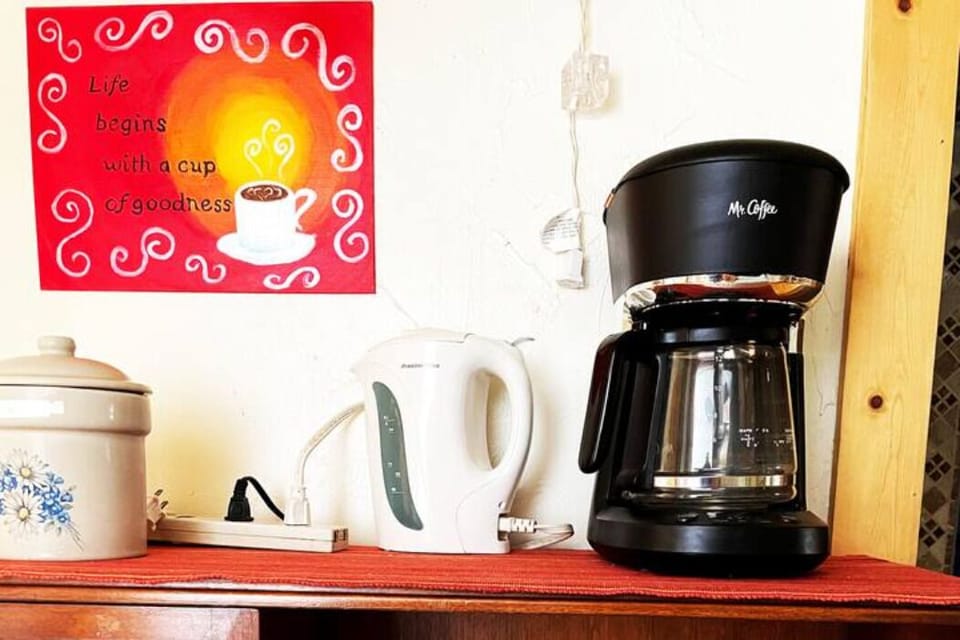 downstairs Coffee station