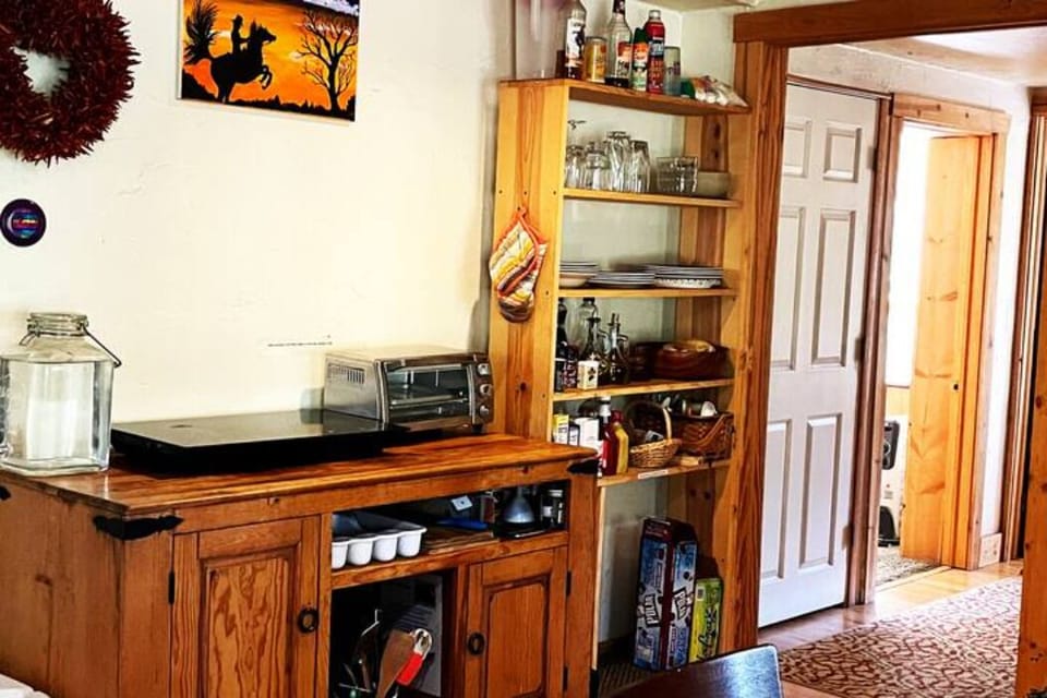 Downstairs Kitchenette with toaster oven