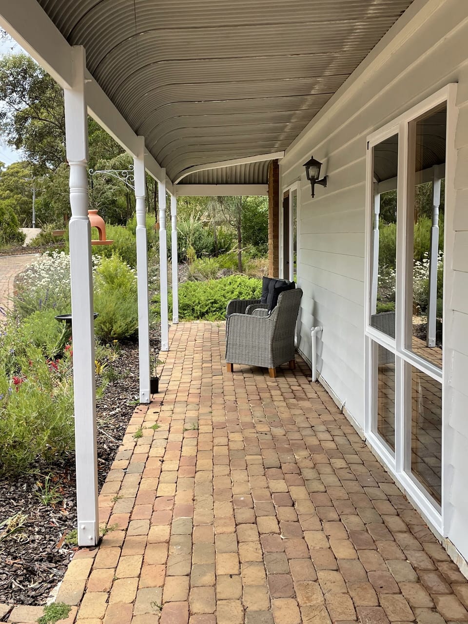 Enjoy your mornings with a cup of coffee on the verandah.