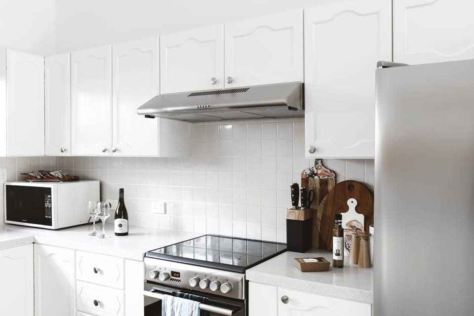 Everything you need for cooking, just like you are at home. 