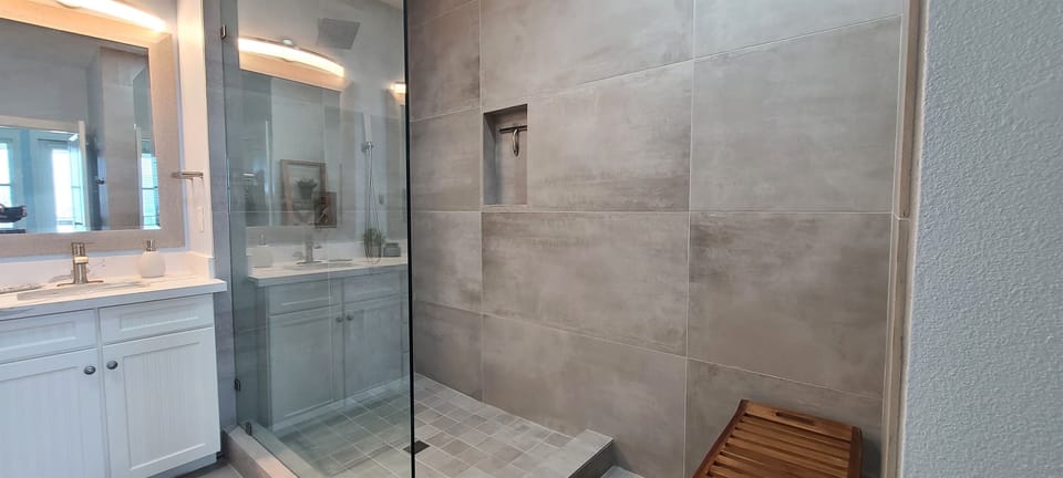 Primary bath shower.