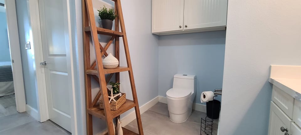 Primary bathroom.