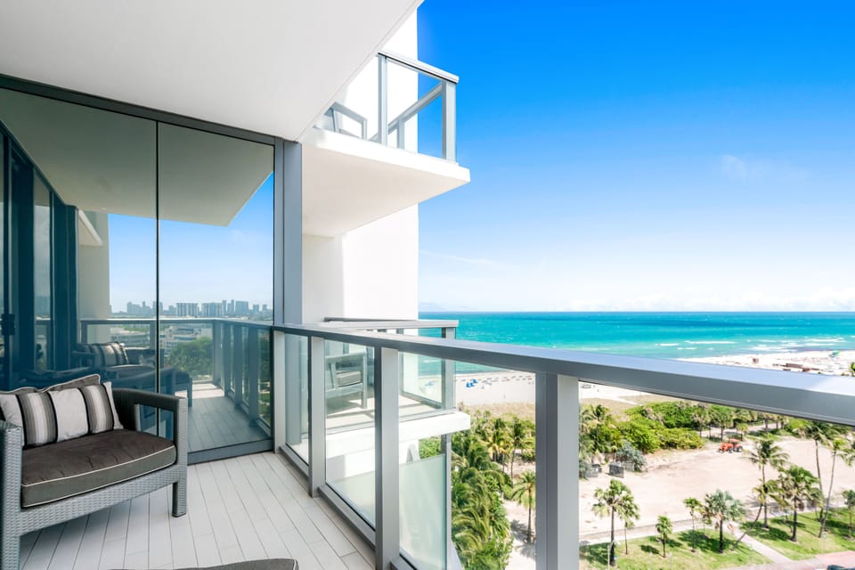 Private Balcony with Ocean View