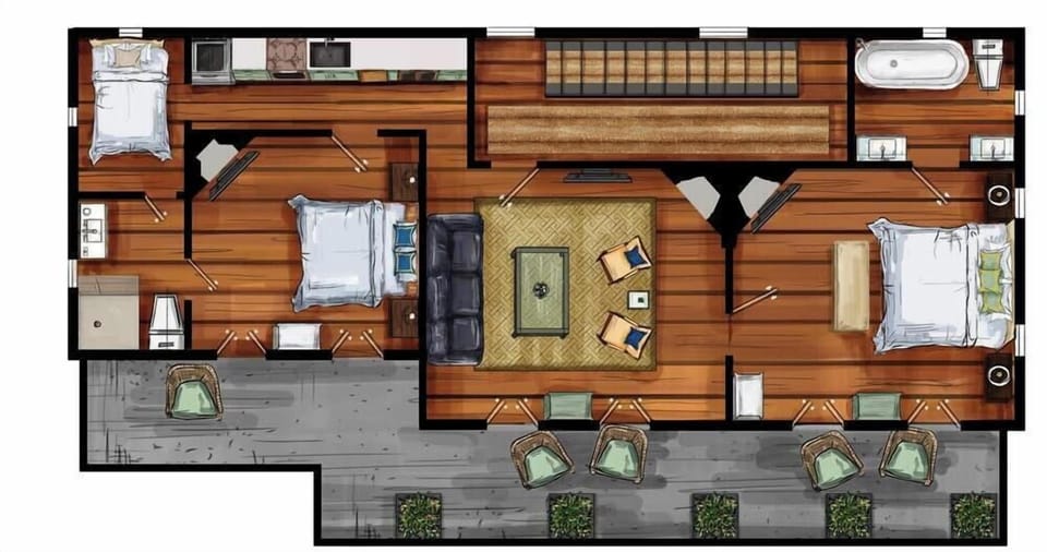 Floor Plan of Second Level
