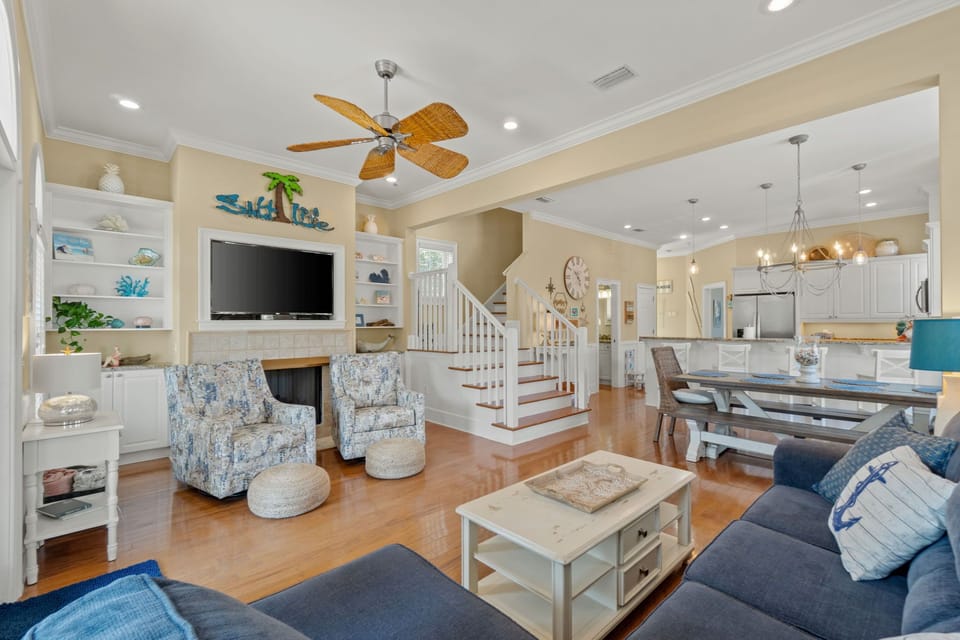 Open downstairs living space