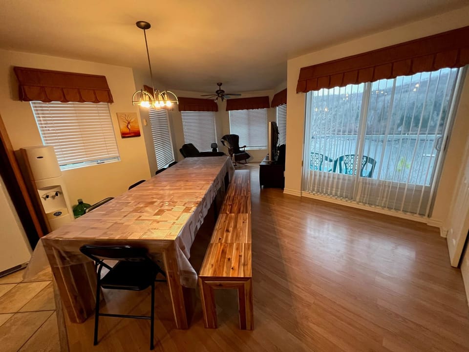 Unit A Dining and Sitting Area