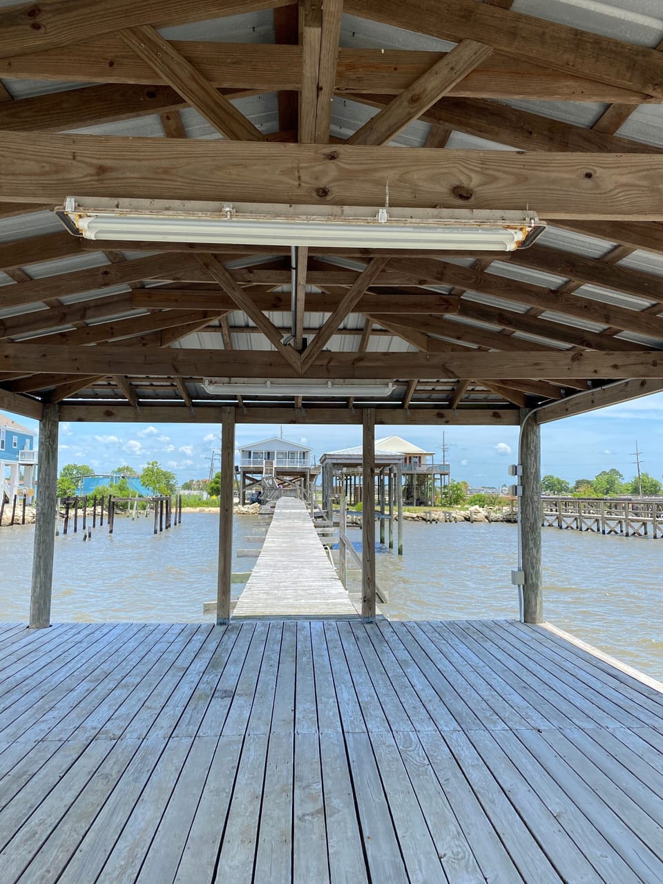 View of house from pier. 
