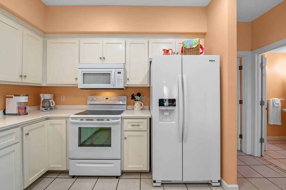 Ice & water in fridge door.