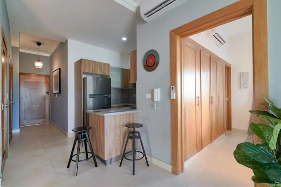 The Comfortable fully equipped Living Room, Private Terrace, 55 Inch Smart TV.