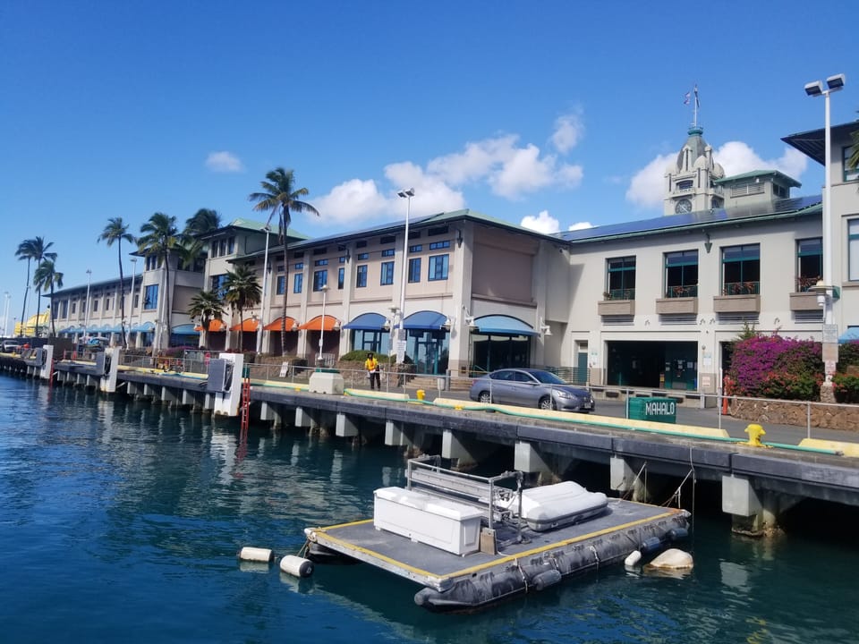 Marina part of the University of Hawaii with amazing views and restaurants. 
