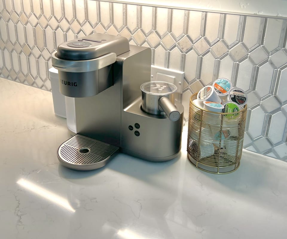 Espresso, latte and drip coffee machine
