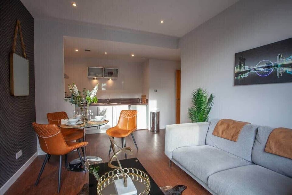 Modern, open plan lounge perfect to sit back and relax in