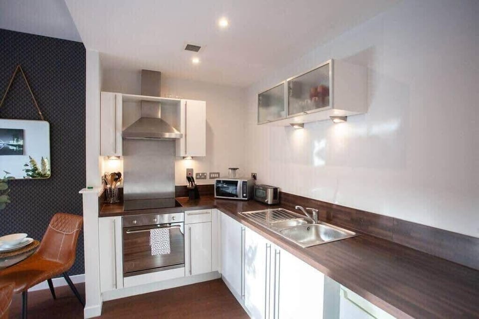 Modern, newly renovated kitchen