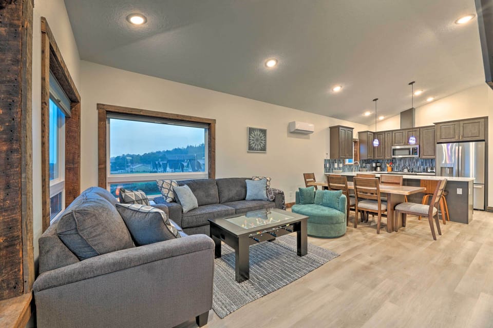 Living Room | Sleeper Sofa | Electric Fireplace