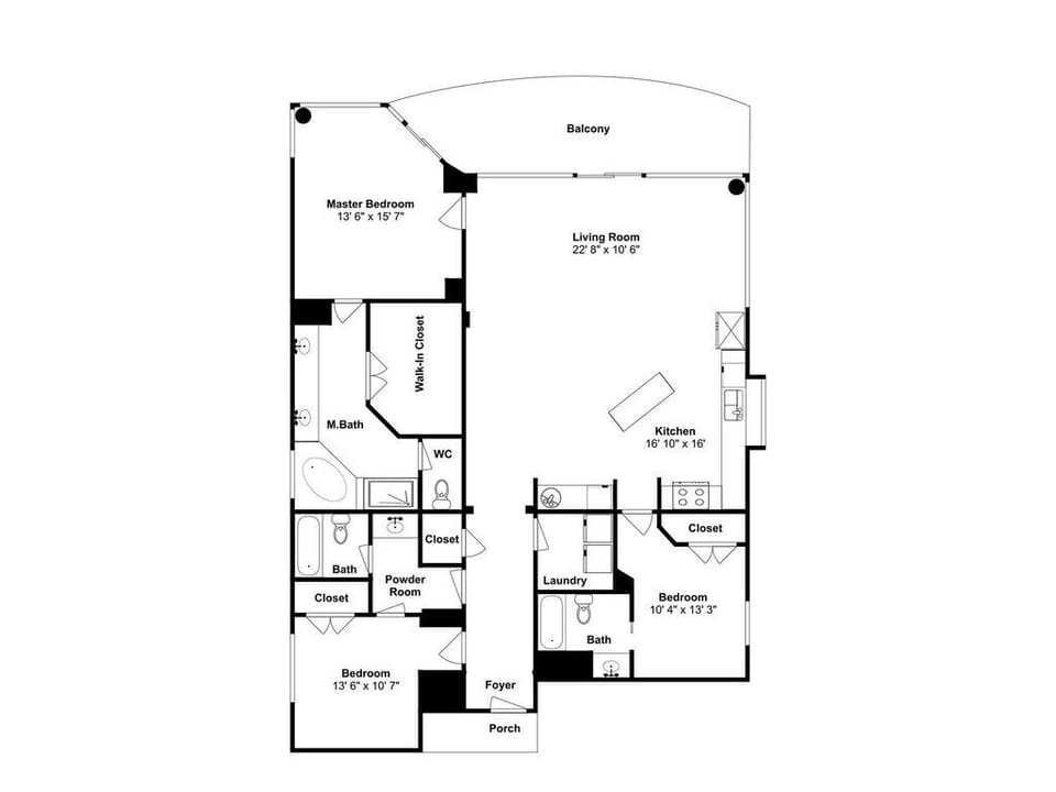 Lagoon Tower Floor Plan