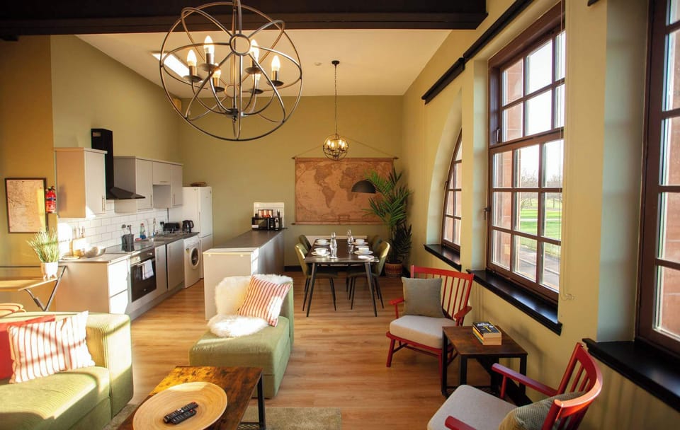 Spacious and bright living space