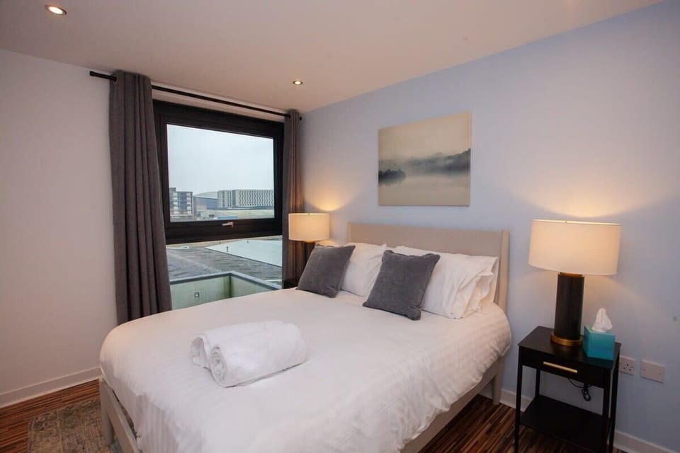 City views from bed