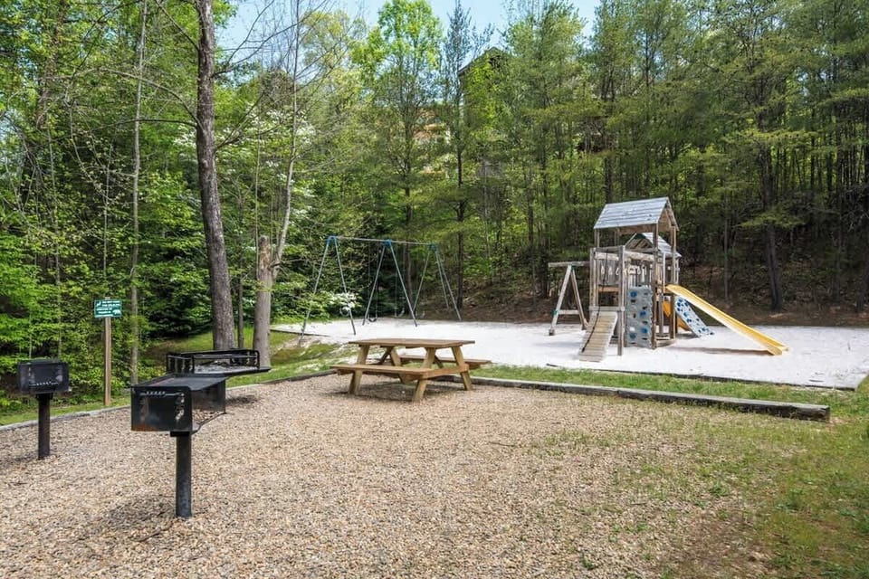 A fun playground on the property is great for active kiddos! Grill out while the kids play!