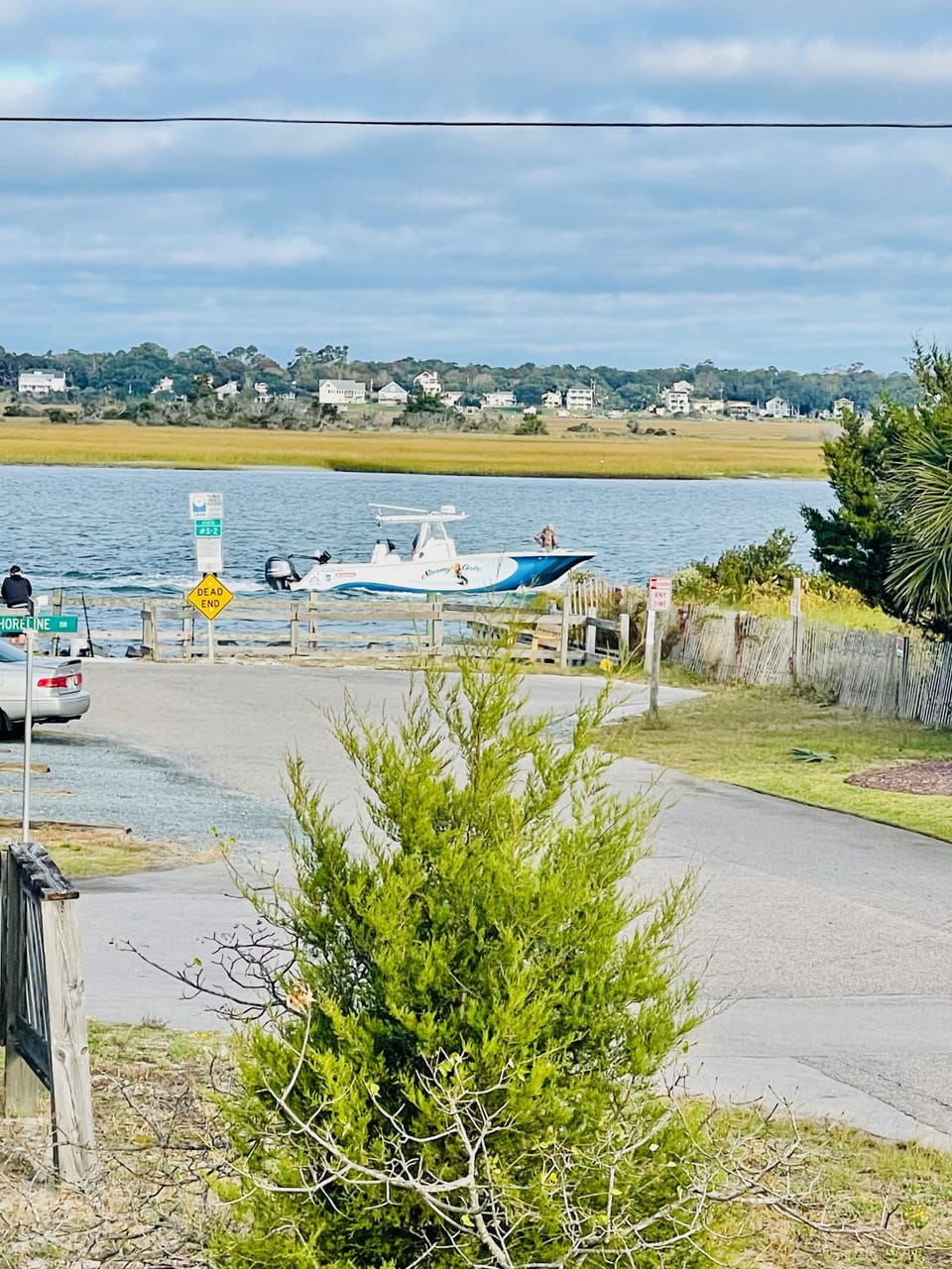 View of Topsail Sound from home. 