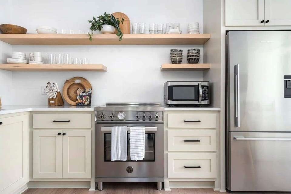 Stove and Microwave 