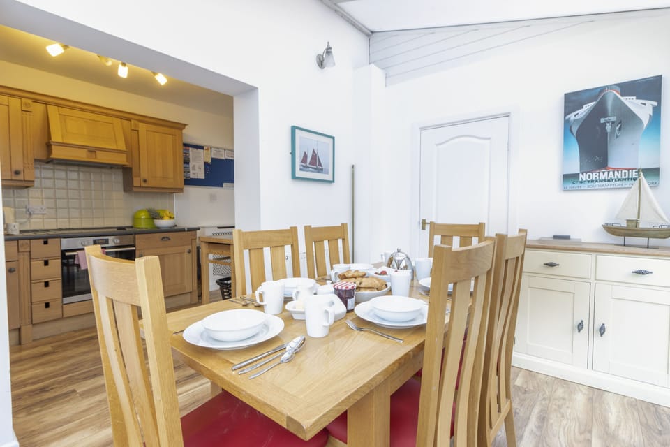 Enjoy meals together in the dining area