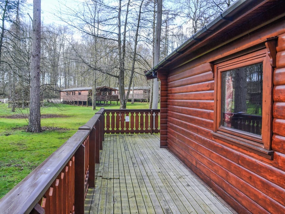 Balcony | Cosy Lodge - Wold Lodge Leisure, Kenwick, near Louth