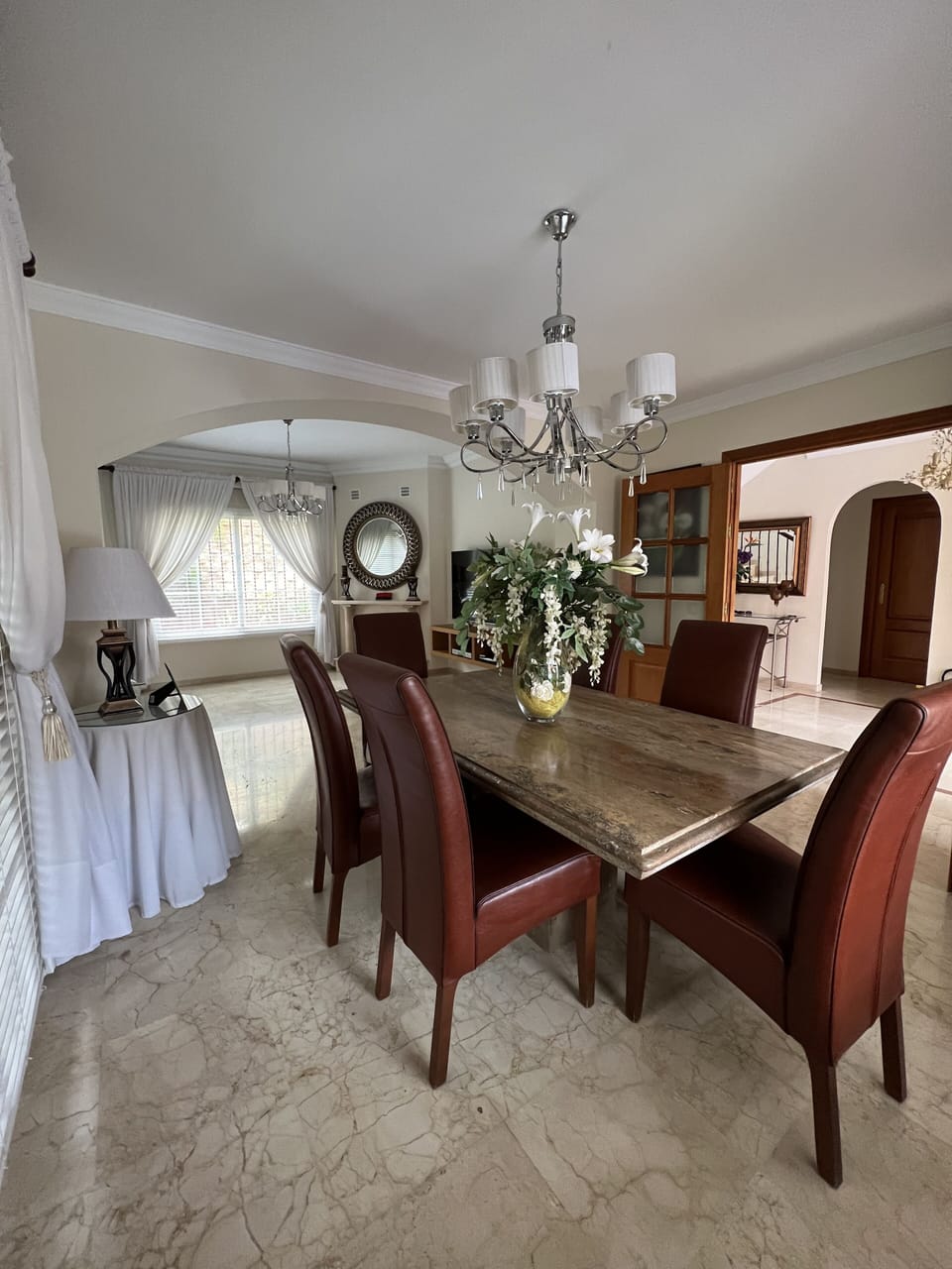 indoor dining area
