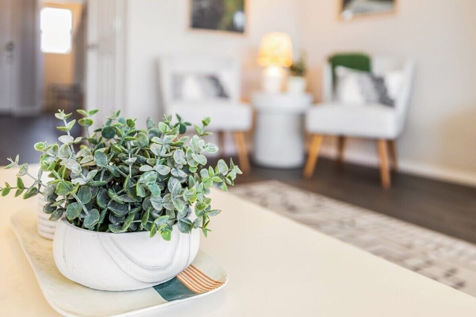 Bright, fresh accents can be found throughout our home!