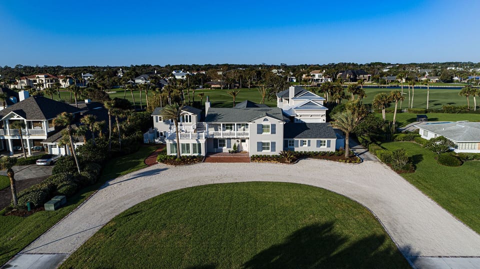 Front view of main house