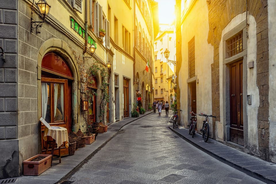 Romantic streets of the near by Florence