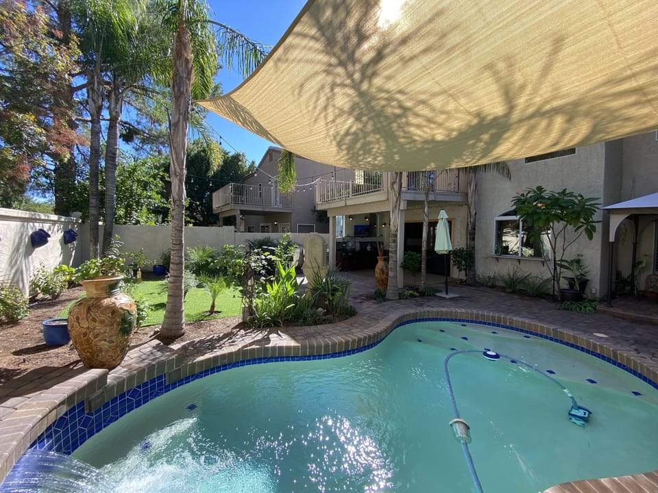 Private heated pool