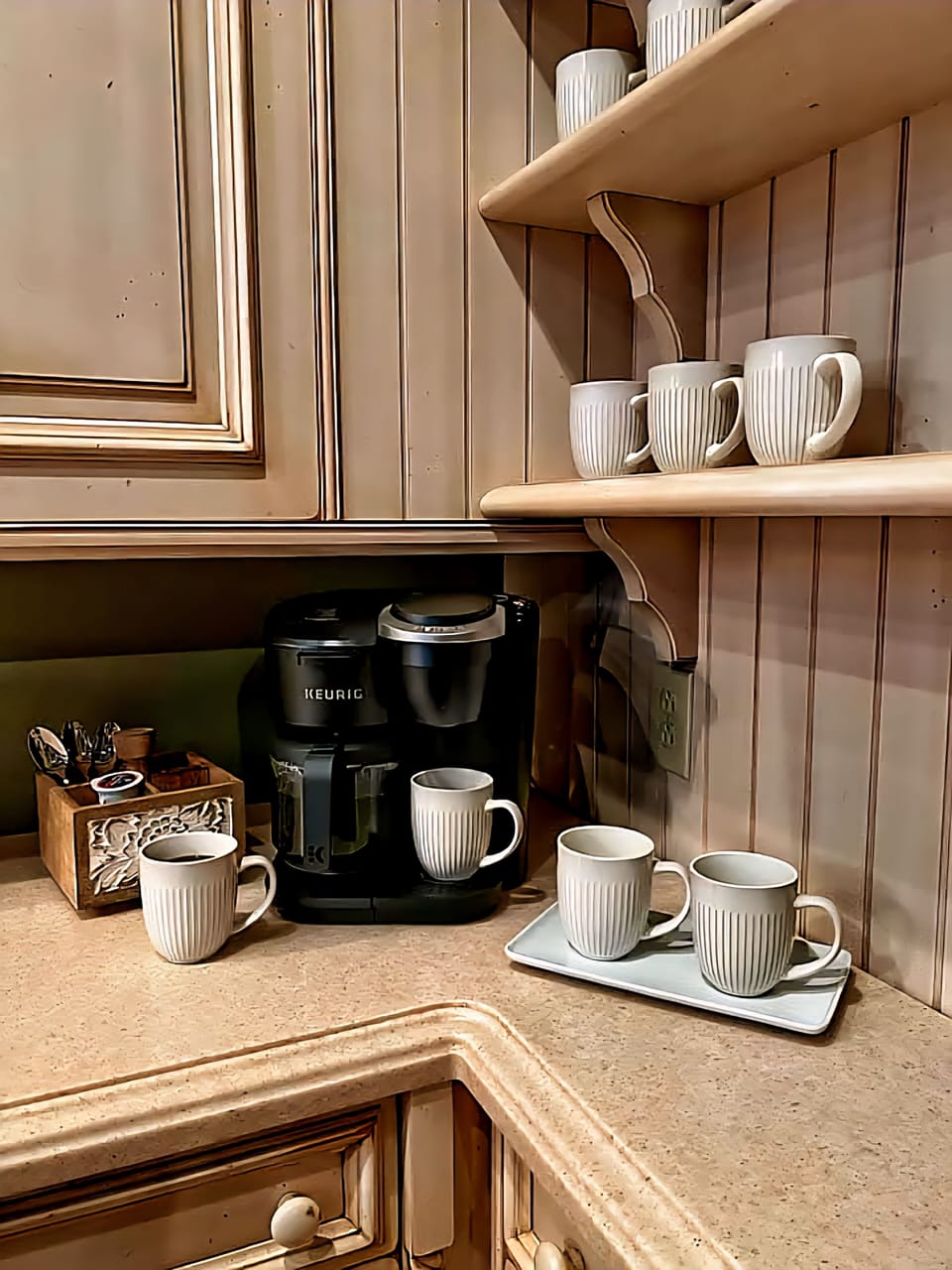 Keurig Duo, makes pots and single cup pods.